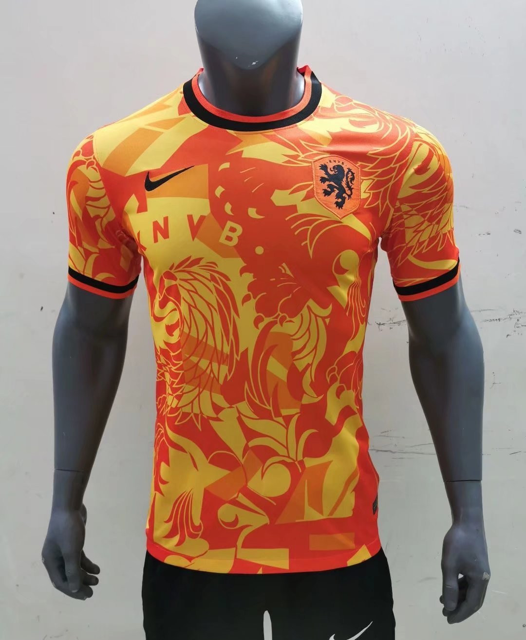 Netherlands Soccer Jersey Replica Special Edition Orange Mens 2022/23