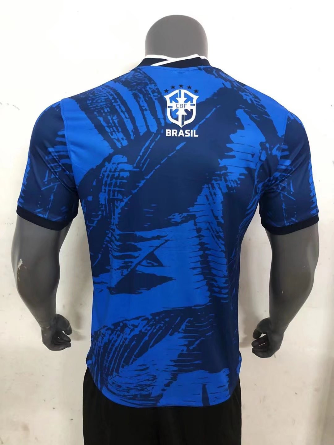 Brazil Soccer Jersey Replica Special Edition Blue Mens 2022