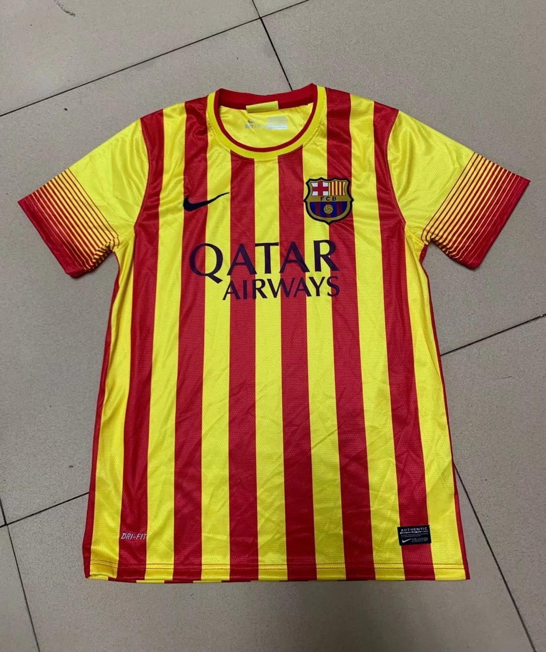 Barcelona Soccer Jersey Replica Retro Away Mens 2013/14