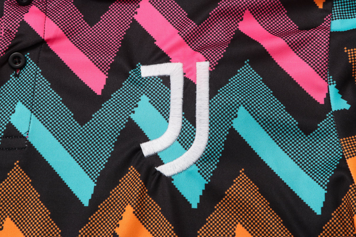 Juventus Soccer Polo Jersey Replica Pink Mens 2022/23