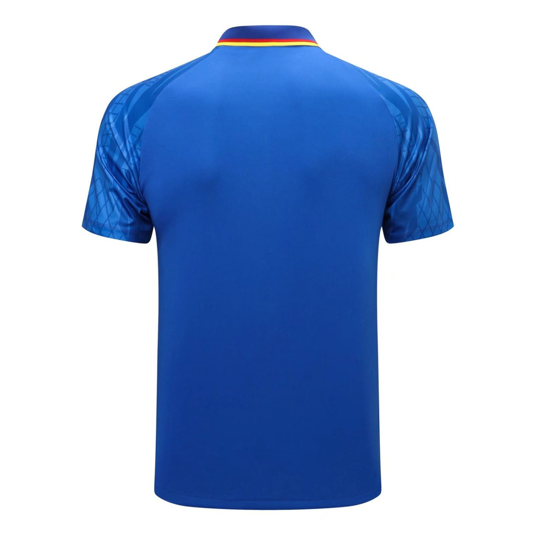 France Soccer Polo Jersey Replica Blue Mens 2022