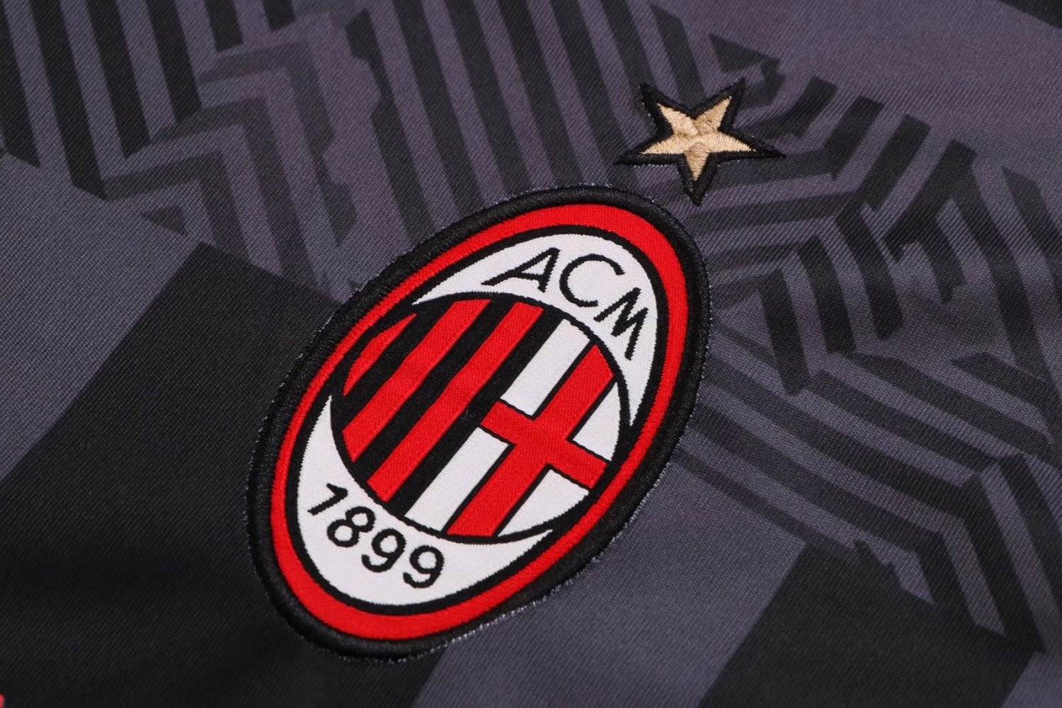 AC Milan Soccer Training Jersey Replica  Black Mens 2022/23