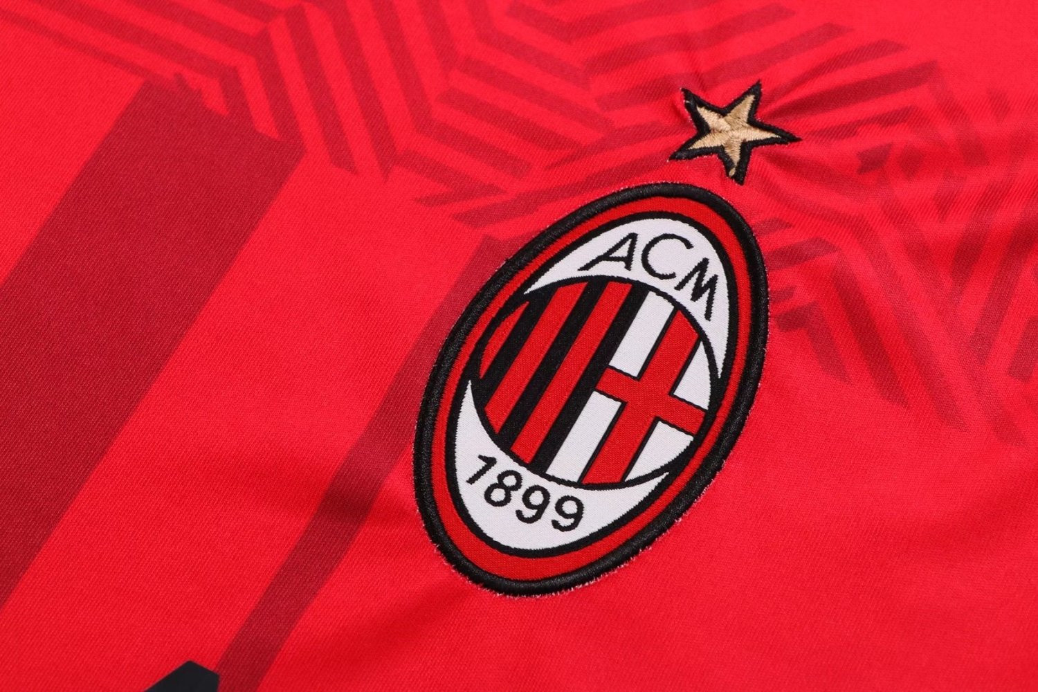 AC Milan Soccer Training Jersey Replica  Red Mens 2022/23