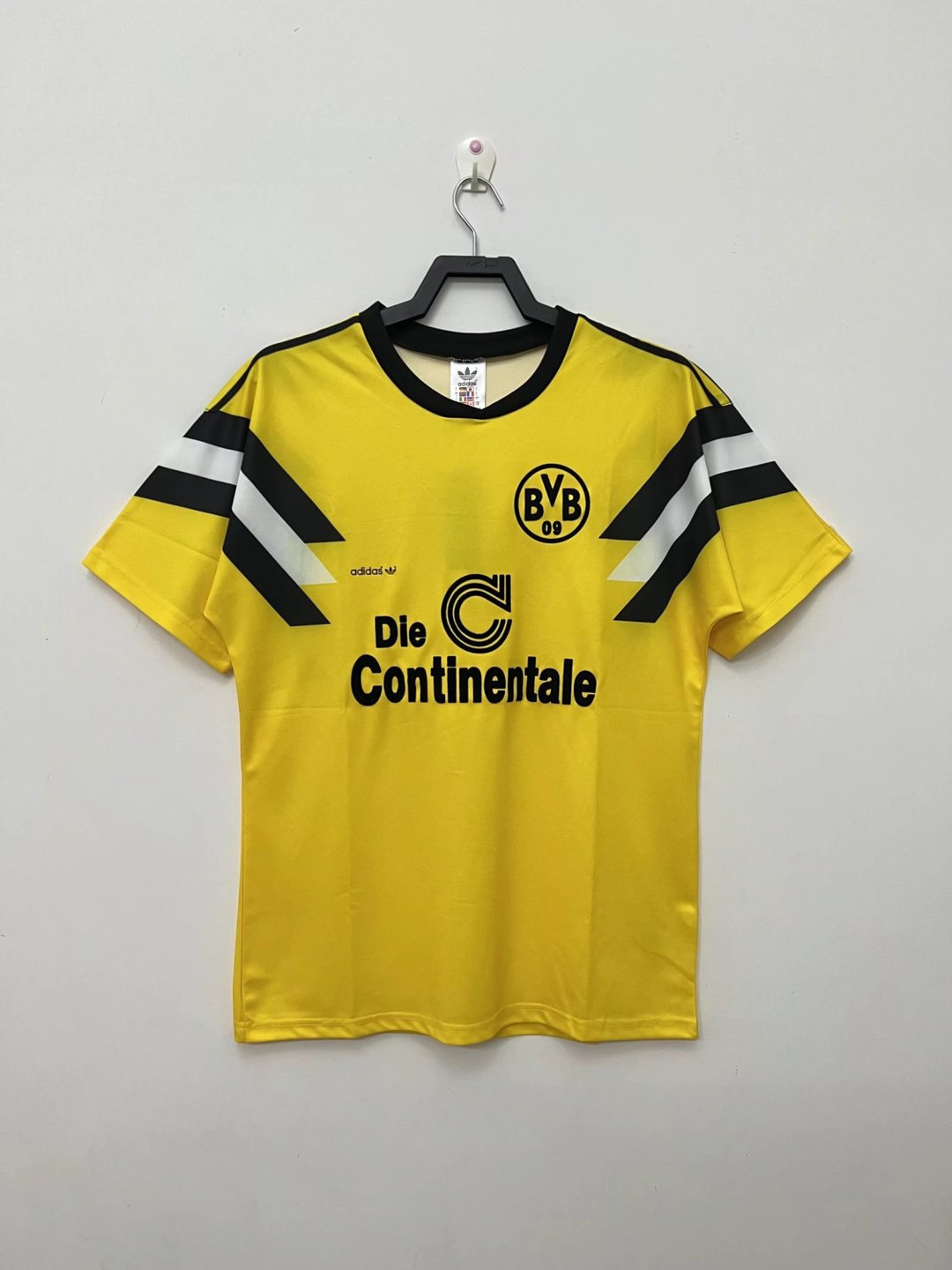 Borussia Dortmund Soccer Jersey Replica Retro Home Mens 1989/90