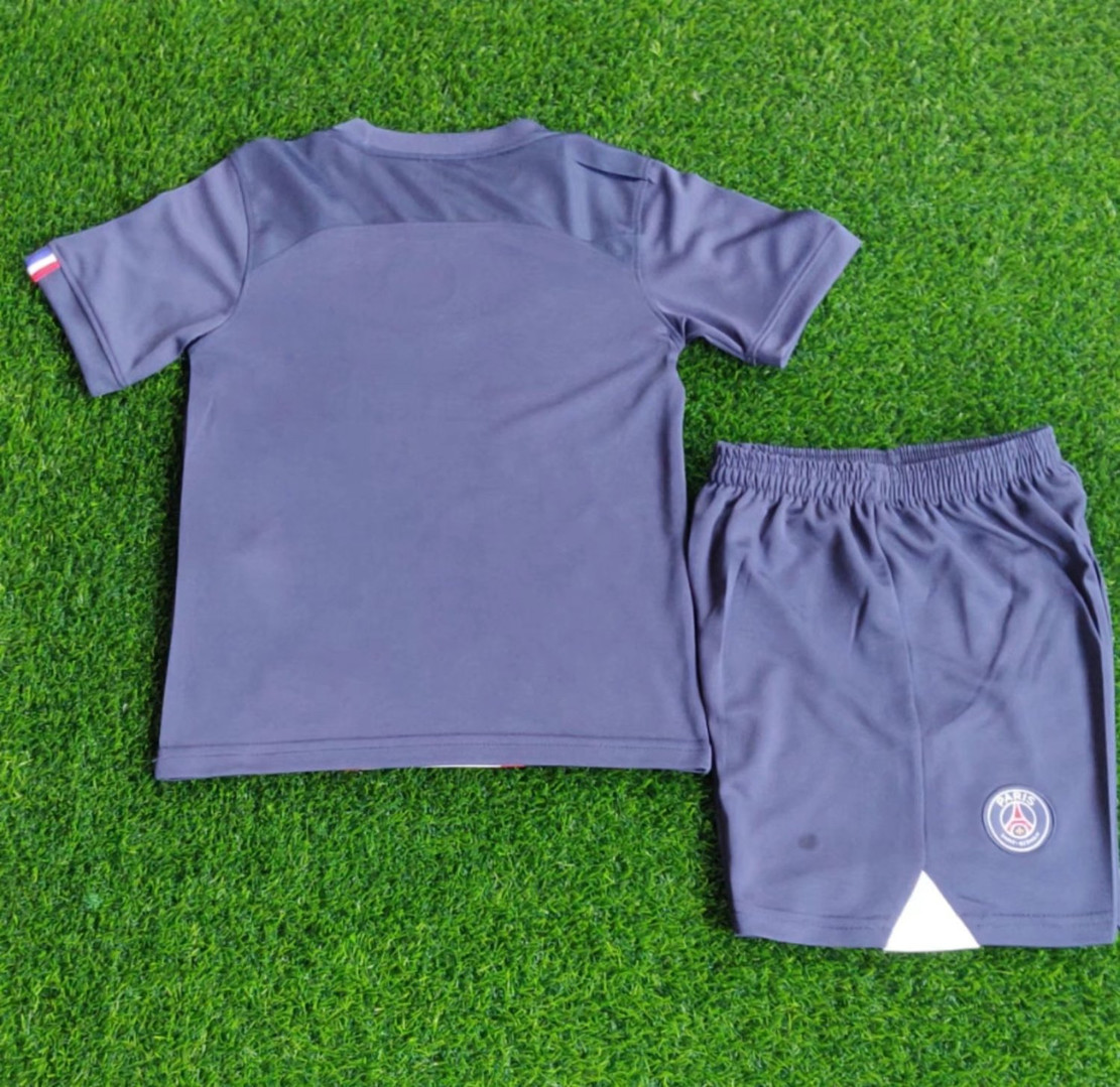 PSG Soccer Jersey + Short Replica Home Youth 2022/23
