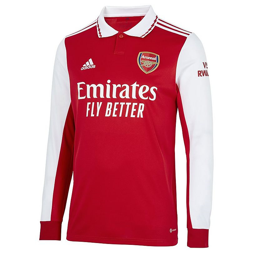 Arsenal Home Soccer Jersey Replica Mens 2022/23 (Long Sleeve)