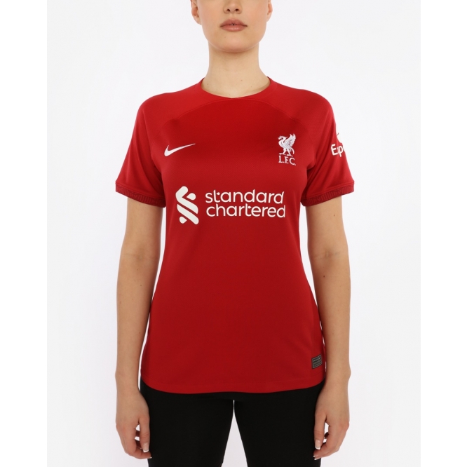 Liverpool Home Soccer Jersey Replica Womens 2022/23