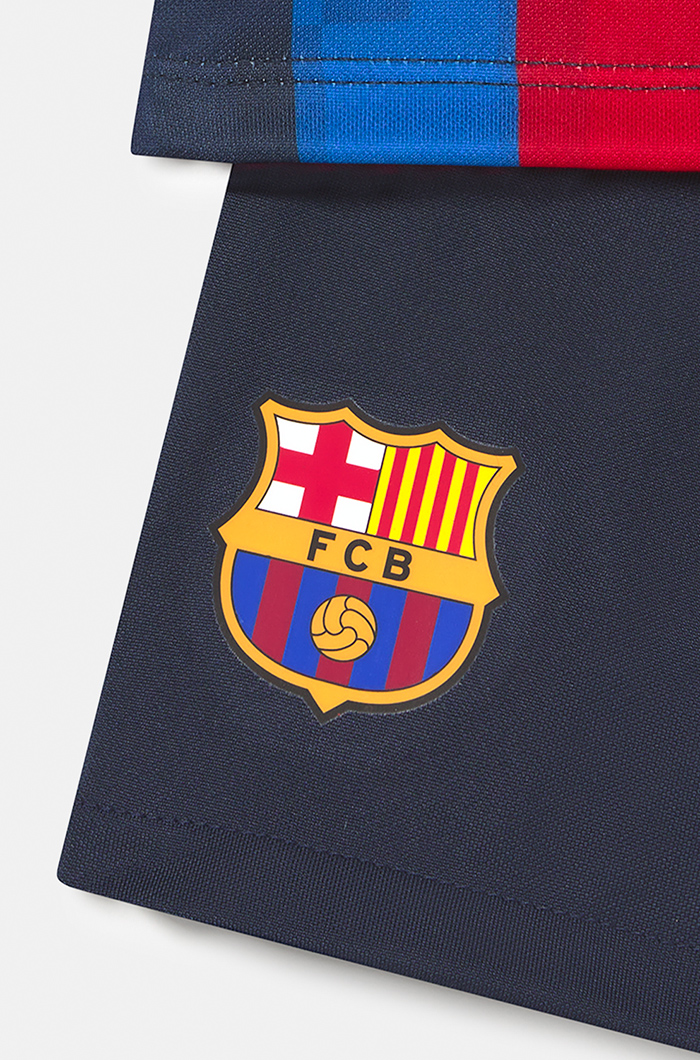 Barcelona Home Soccer Jersey + Short Replica Youth 2022/23