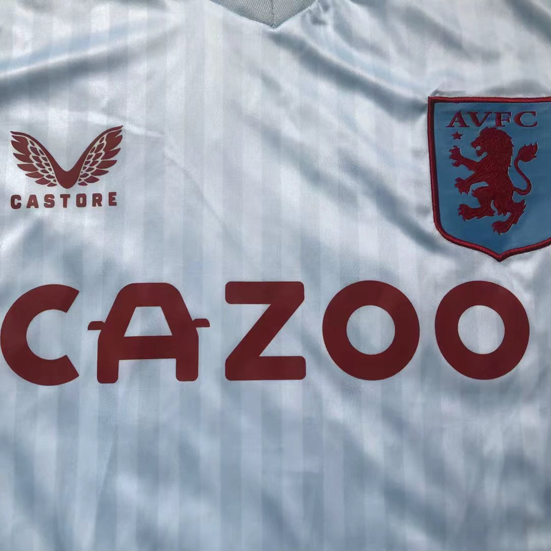 Aston Villa Soccer Jersey Replica Away Mens 2022/23
