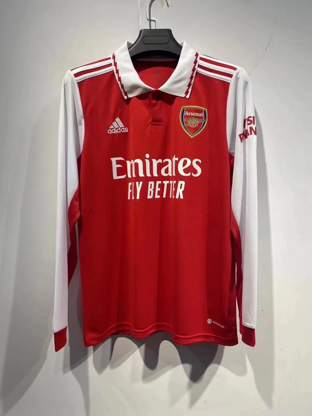 Arsenal Soccer Jersey Replica Home Mens 2022/23 (Long Sleeve)