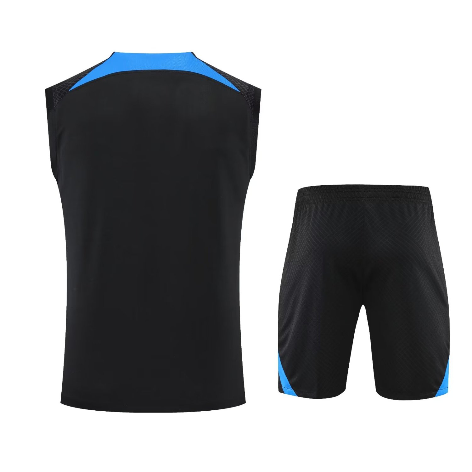 PSG x Jordan Black Soccer Singlet + Short Replica Mens 2022/23