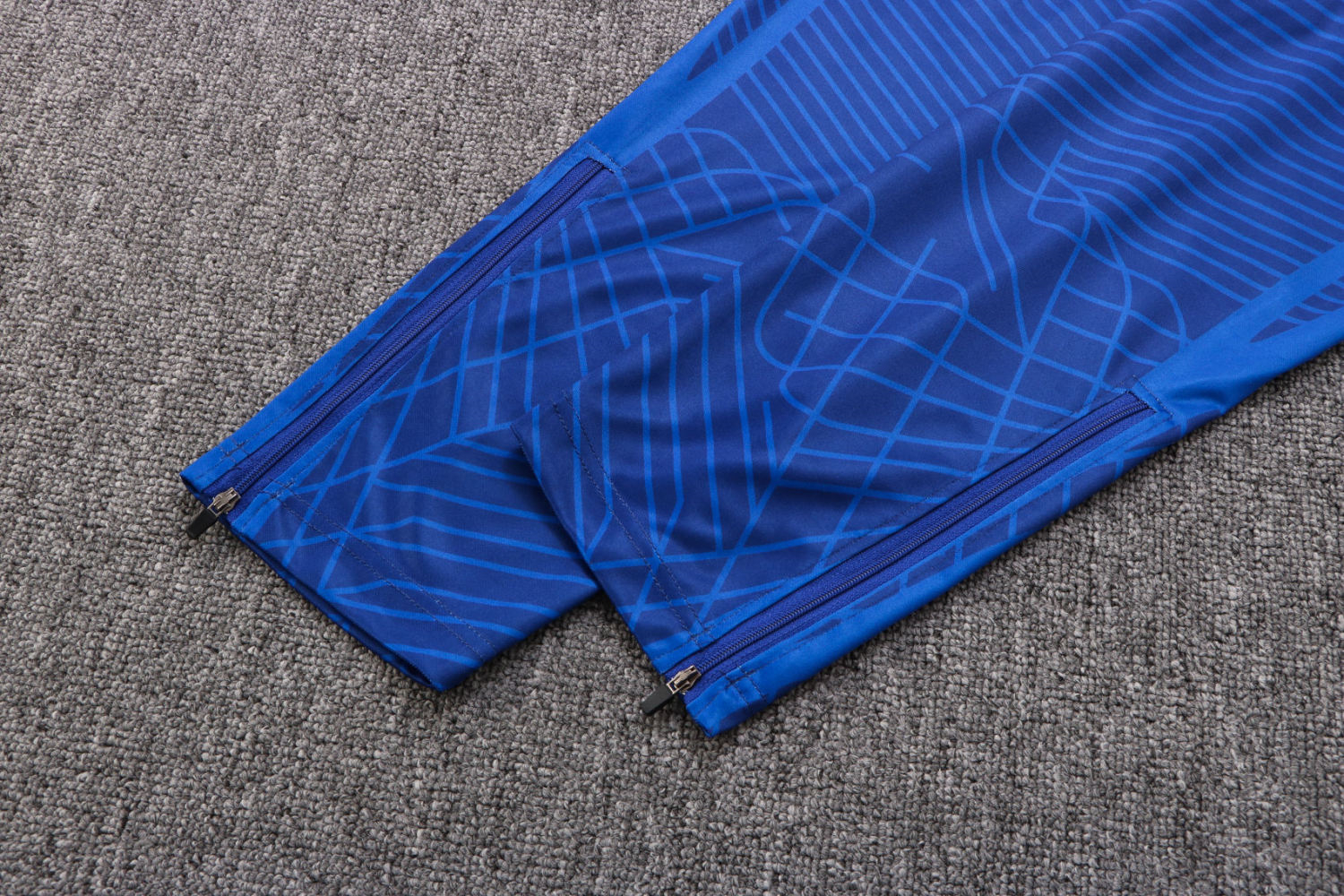 Netherlands Blue Soccer Jacket + Pants Replica Mens 2022