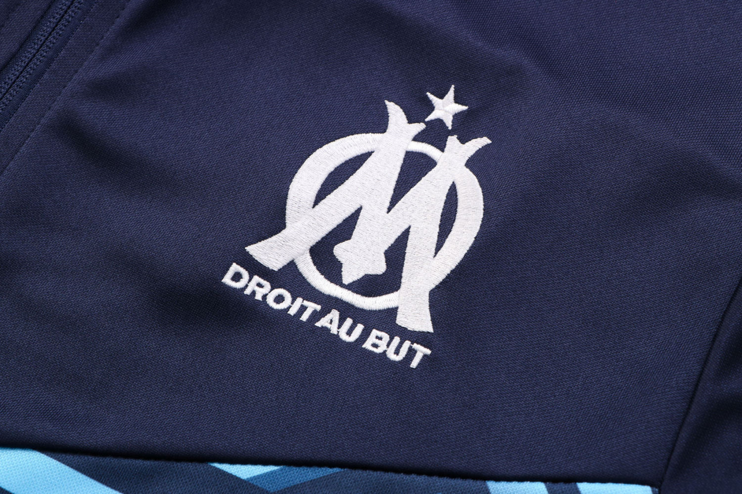 Olympique Marseille Royal Soccer Jacket + Pants Replica Mens 2022/23