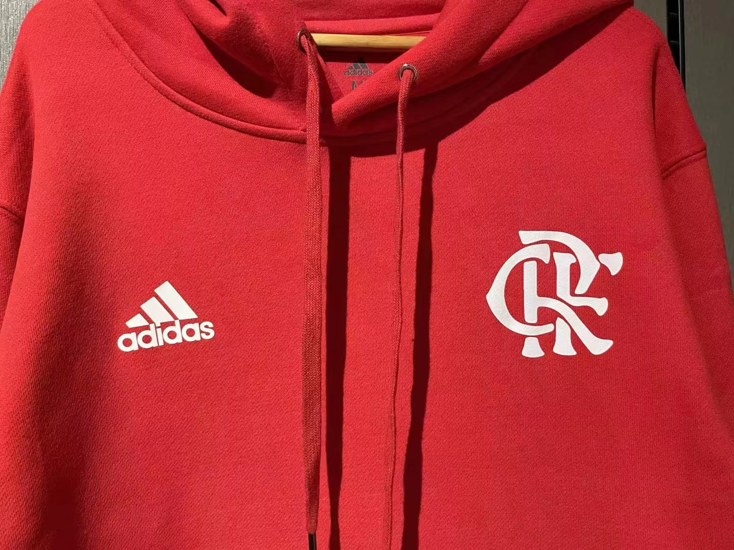 Flamengo Soccer Sweatshirt Pullover Hoodie Red 2022/23 Mens