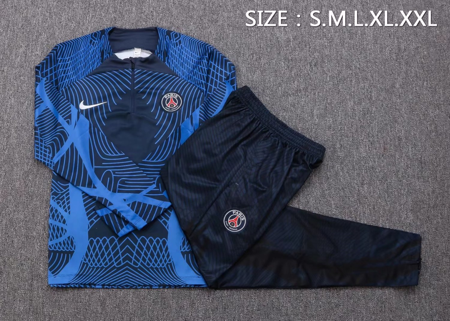 PSG Soccer Training Suit Navy 3D Print 2022/23 Mens