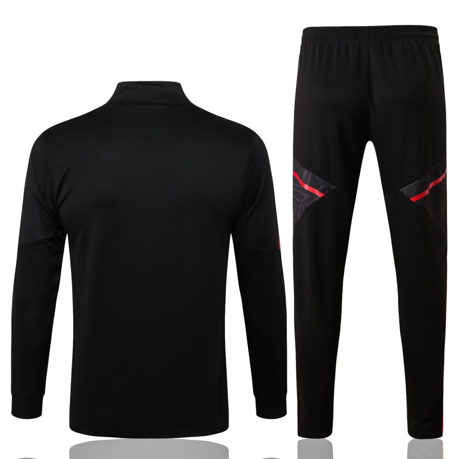 Manchester United Soccer Training Suit Jacket + Pants Black II 2022/23 Mens