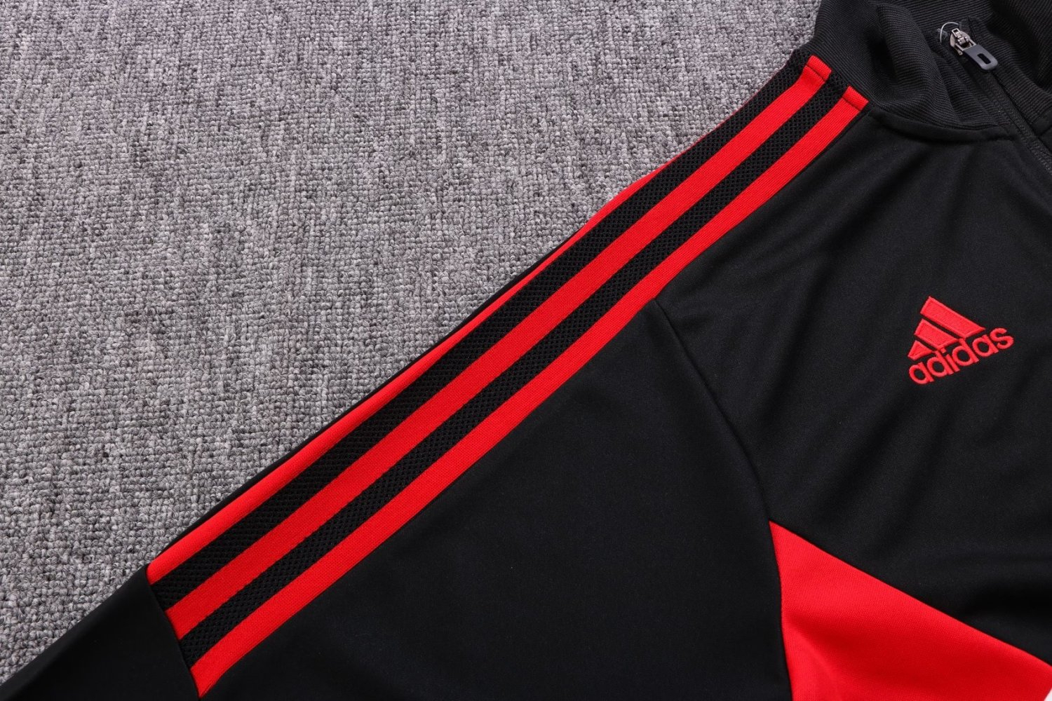 Bayern Munich Soccer Training Suit Jacket + Pants Black 2022/23 Mens