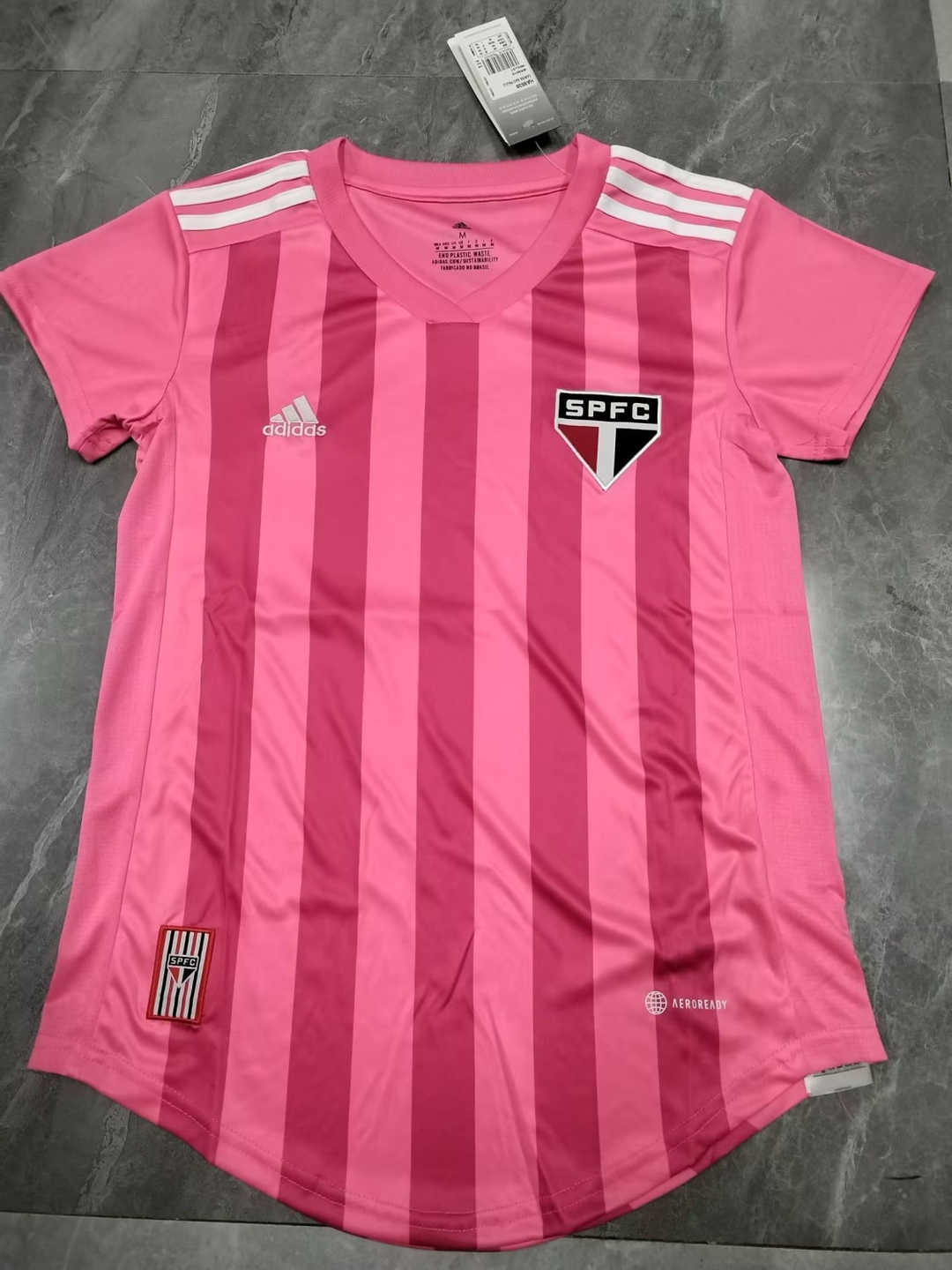 Sao Paulo FC Soccer Jersey Replica Pink 2022/23 Womens (Camisa Outubro Rosa)
