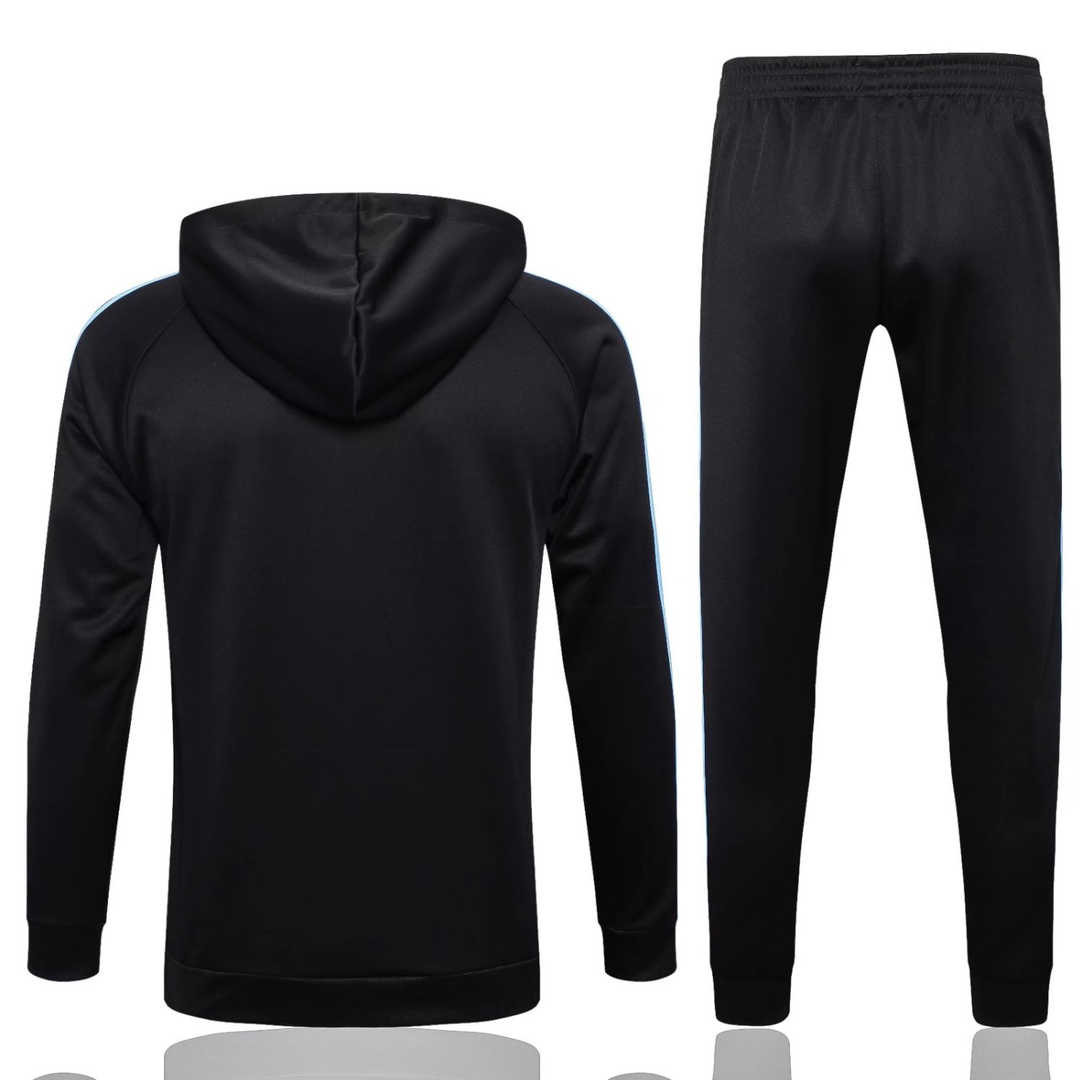 Argentina Soccer Jacket + Pants Replica 3 - Star Black 2023 Mens (Hoodie)