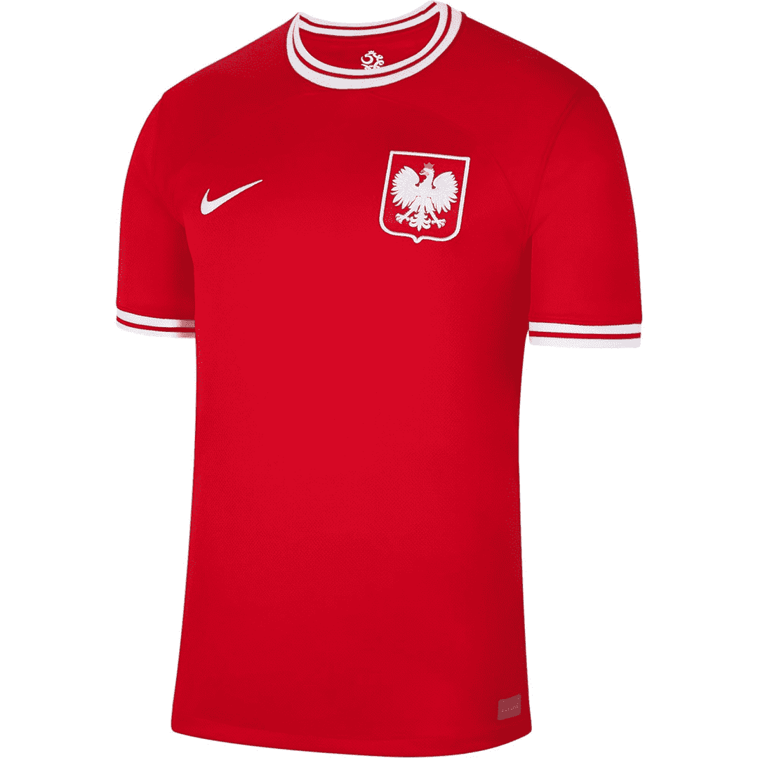 Poland Soccer Jersey Replica Away 2022/23 Mens (Lewandowski #9)