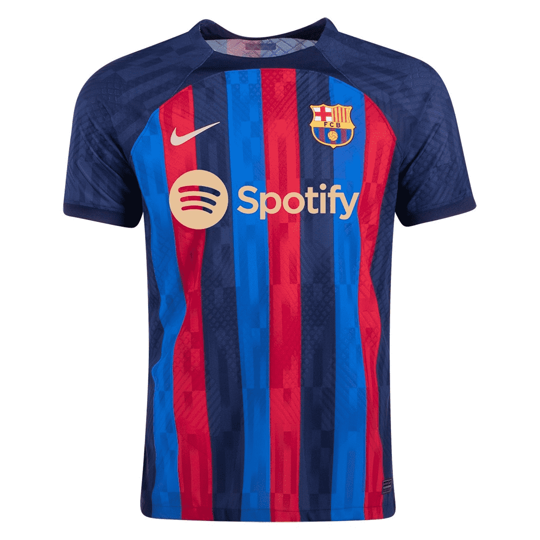 Barcelona Soccer Jersey Replica Home 2022/23 Mens (Lewandowski #9 Player Version)