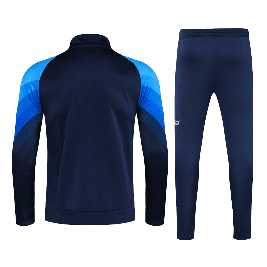 Napoli Soccer Sweatshirt + Pants Replica Navy Zipper 2022/23 Mens
