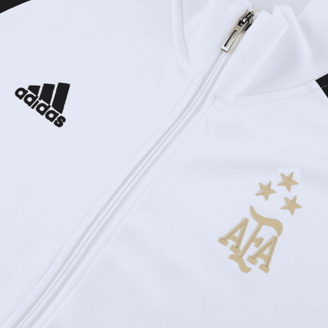 Argentina Soccer Jacket + Pants Replica 3 Stars White 2022/23 Mens