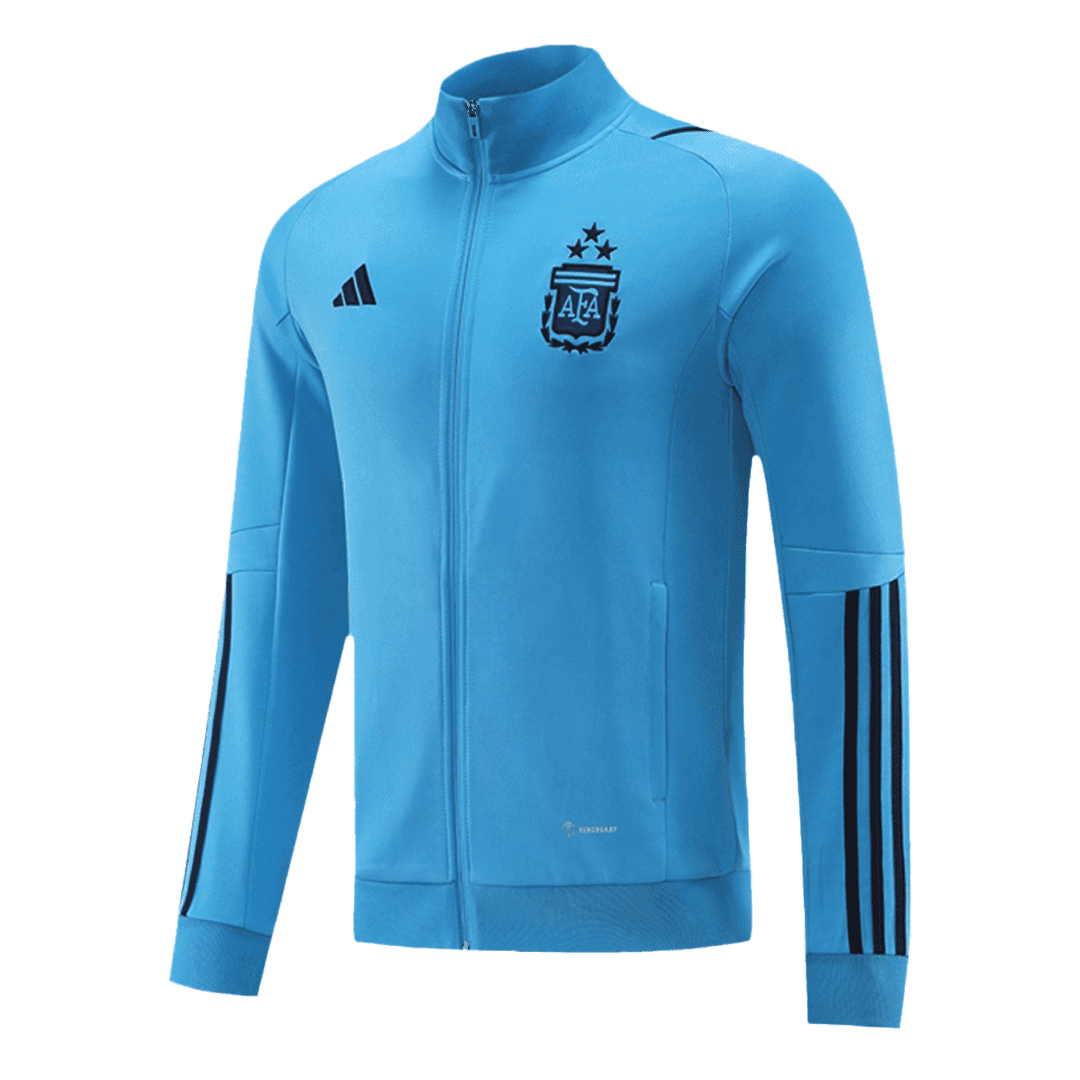 Argentina Soccer Jacket + Pants Replica 3 Stars Blue 2022/23 Mens