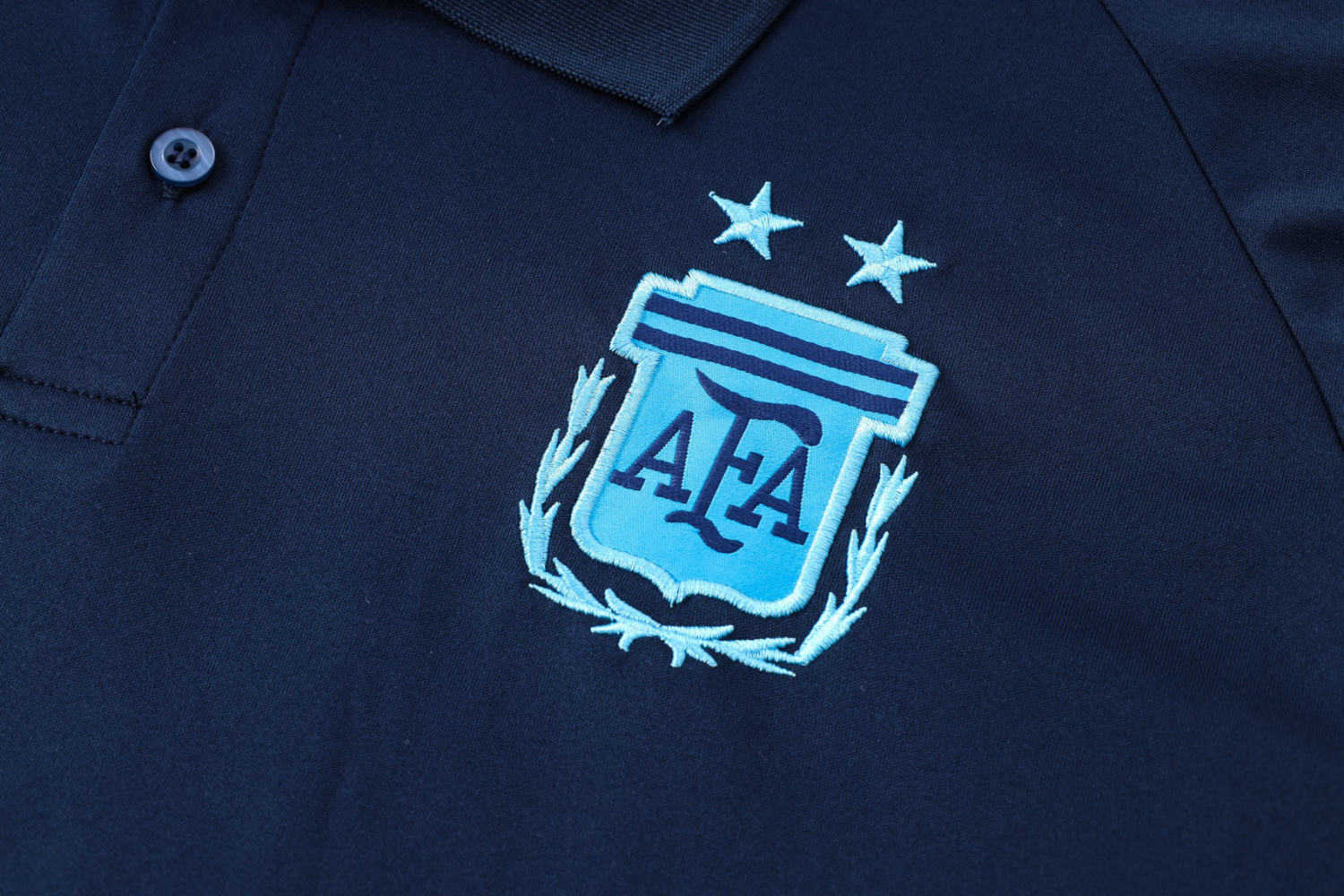 Argentina Soccer Polo Replica Royal 2023 Mens