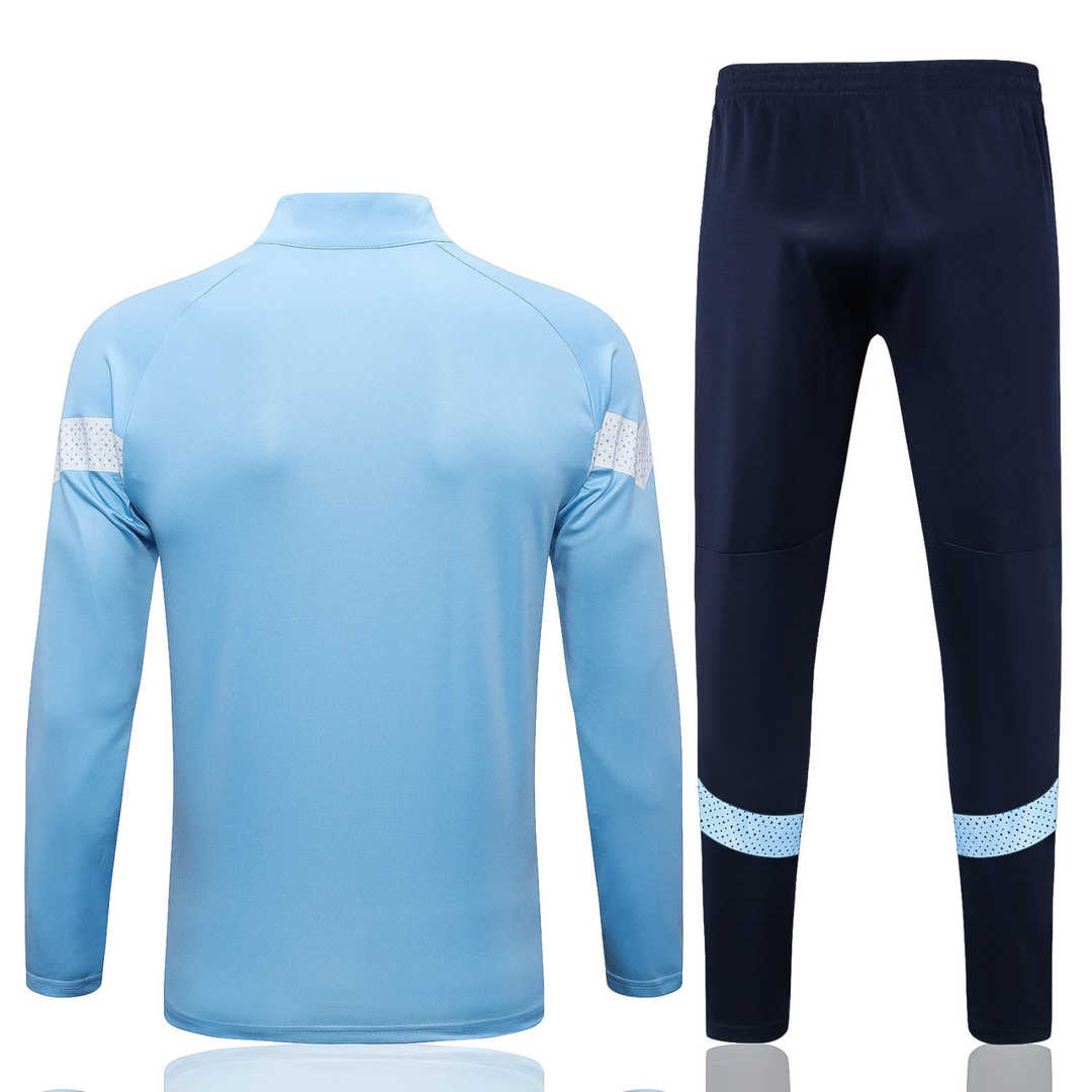 Manchester City Soccer Training Suit Replica Blue 2022/23 Mens