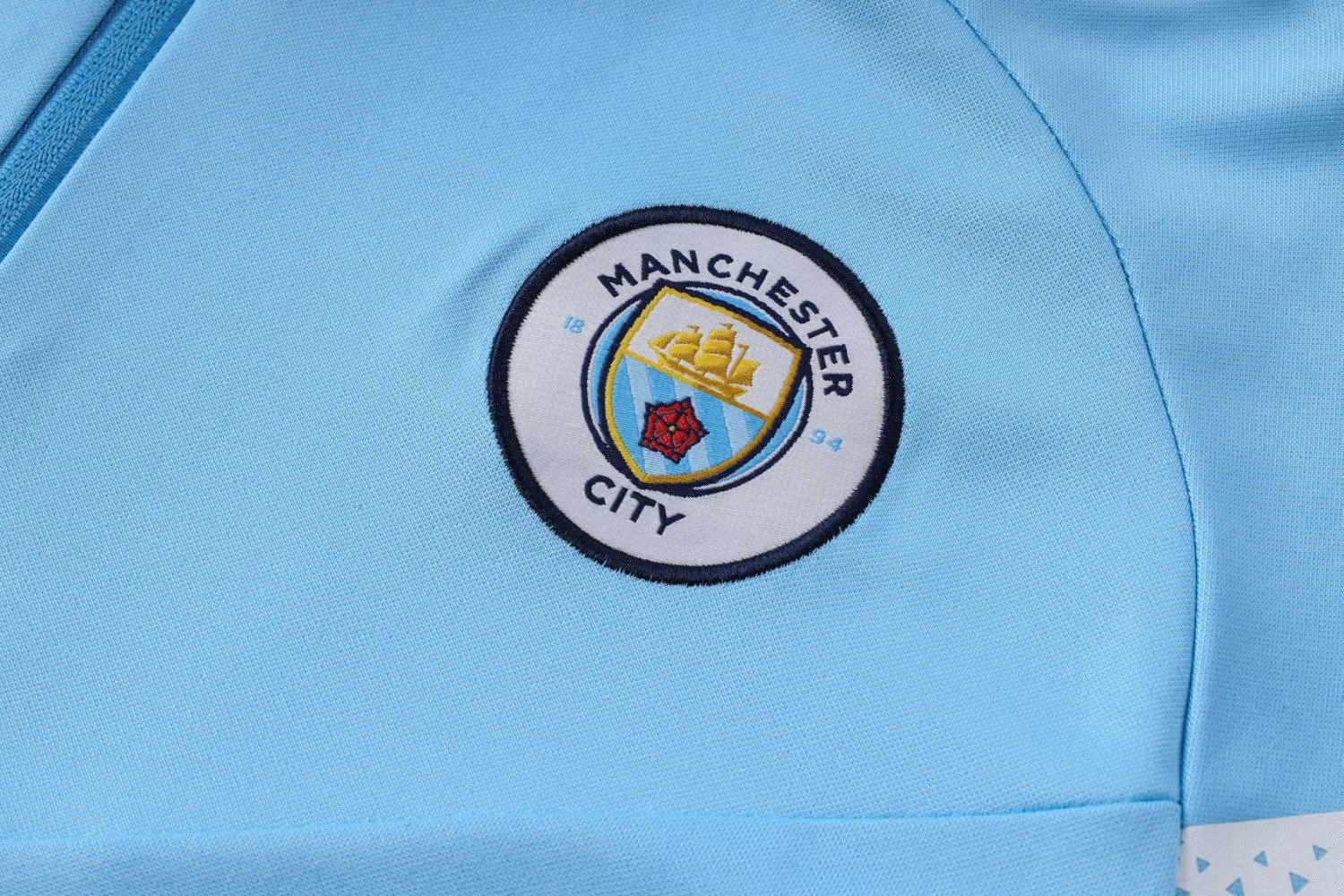 Manchester City Soccer Training Suit Replica Blue 2022/23 Mens