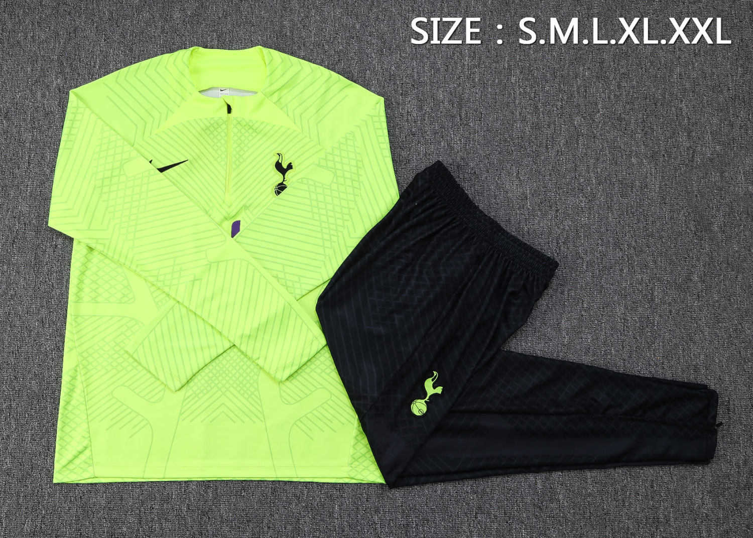 Tottenham Hotspur Soccer Training Suit Replica Yellow 3D 2022/23 Mens