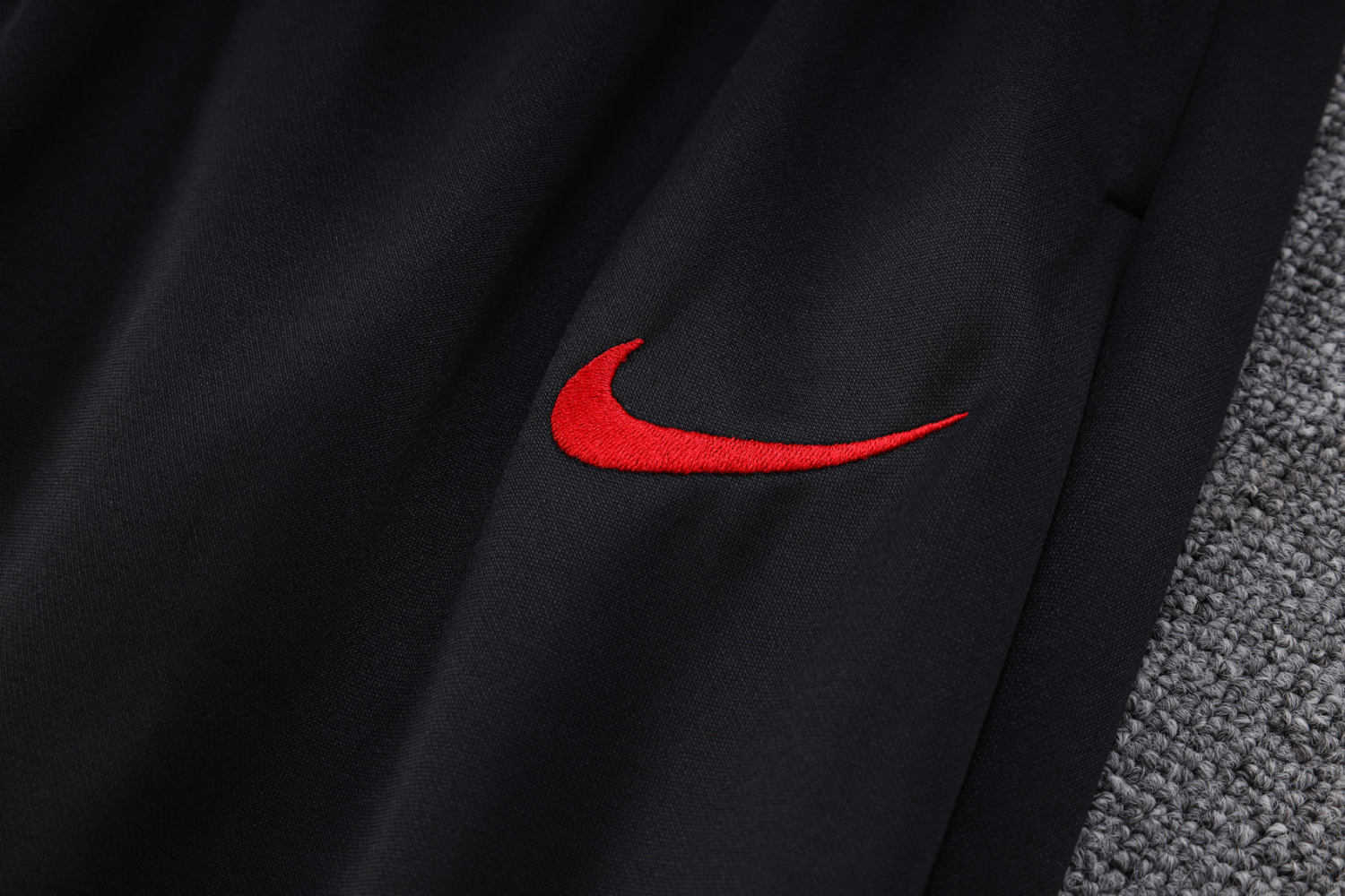 Barcelona Soccer Jacket + Pants Replica Black 2022/23 Mens (Hoodie)