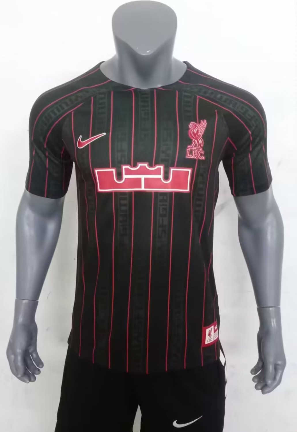 Liverpool X Lebron James Soccer Jersey Replica Anthracite/Gym Red 2023/24 Mens (Special Edition)