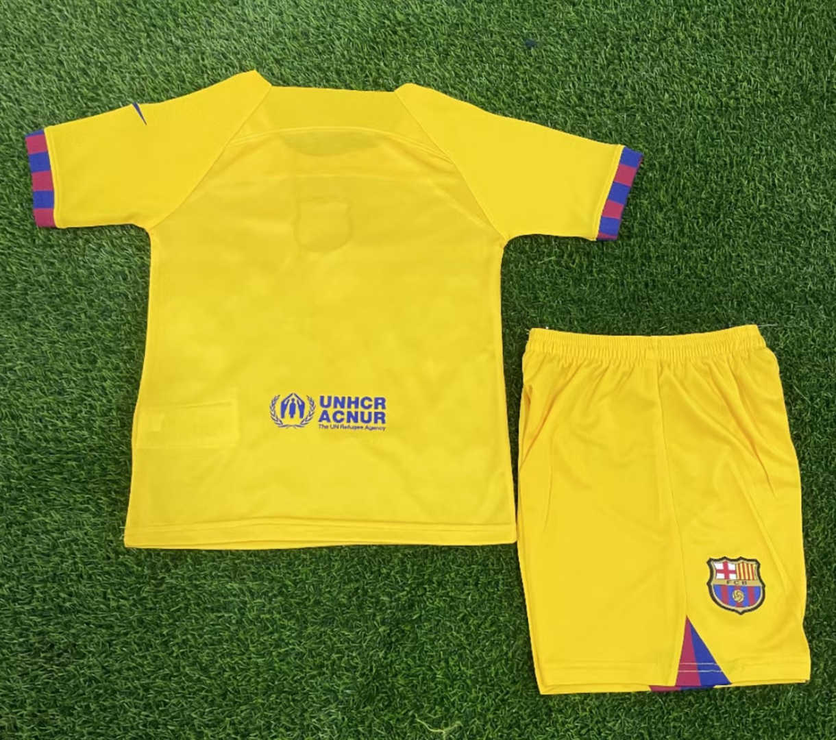 Barcelona Soccer Jersey + Short Replica Fourth 2022/23 Youth