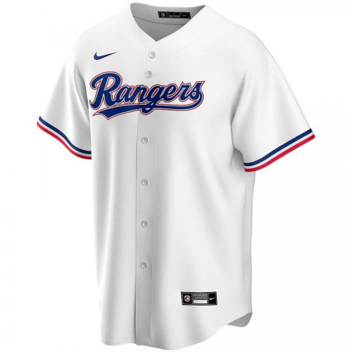 Texas Rangers 2020 Home White Replica Custom Jersey Mens 