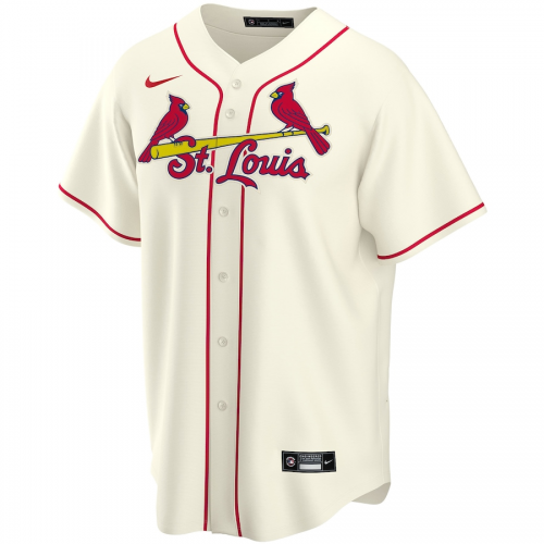 St. Louis Cardinals 2020 Alternate Cream Replica Custom Jersey Mens 