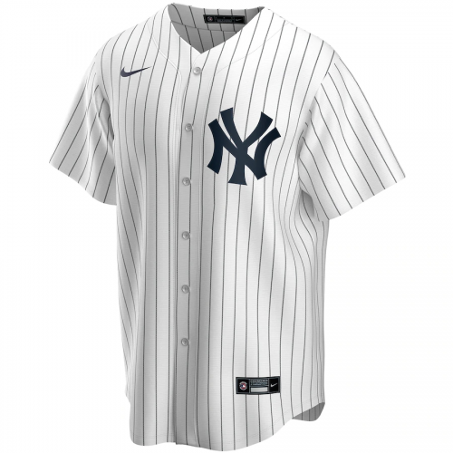 New York Yankees 2020 Home White Navy Replica Custom Jersey Mens 