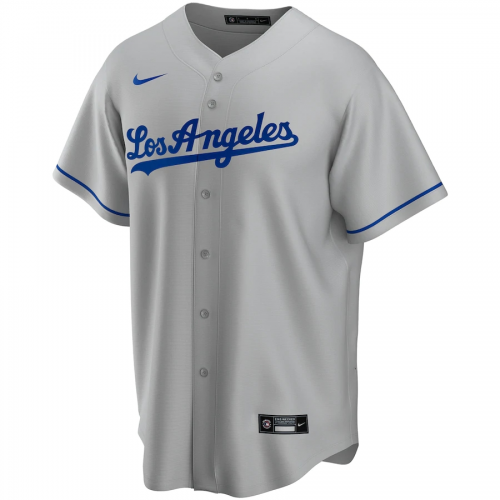Los Angeles Dodgers 2020 Gray Road Replica Custom Jersey Mens 