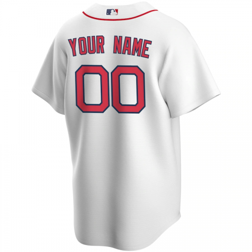 Boston Red Sox 2020 Home White Replica Custom Jersey Mens 