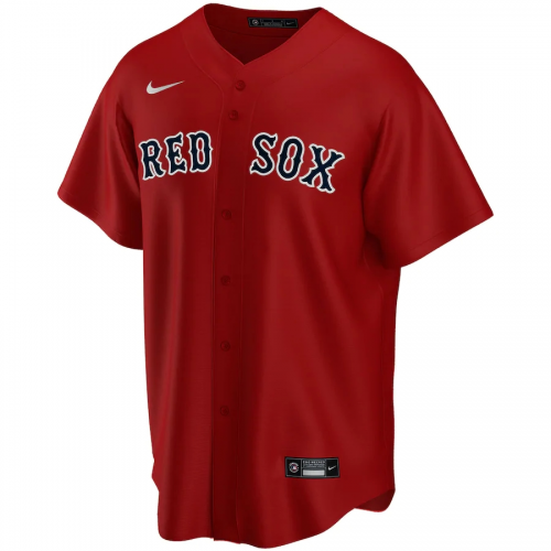 Boston Red Sox 2020 Alternate Red Replica Custom Jersey Mens 
