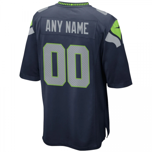Seattle Seahawks Mens College Navy Player Game Jersey 