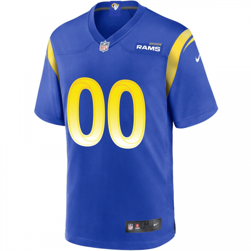 Los Angeles Rams Mens Royal Player Game Jersey 
