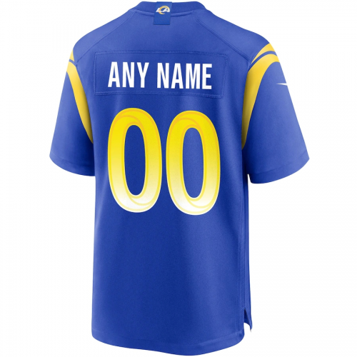 Los Angeles Rams Mens Royal Player Game Jersey 