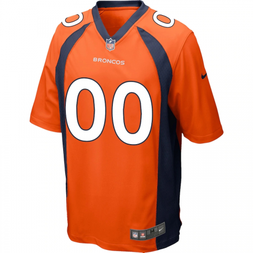 Denver Broncos Mens Orange Player Game Jersey 