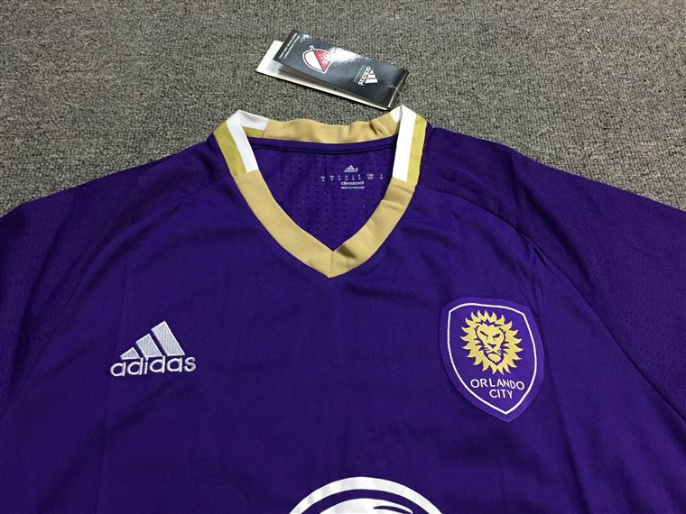 Orlando City Home Purple Soccer Jersey Replica  2016/17